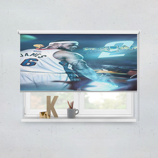 James Lebron Space Jam 2 Window Roller Blinds Shades