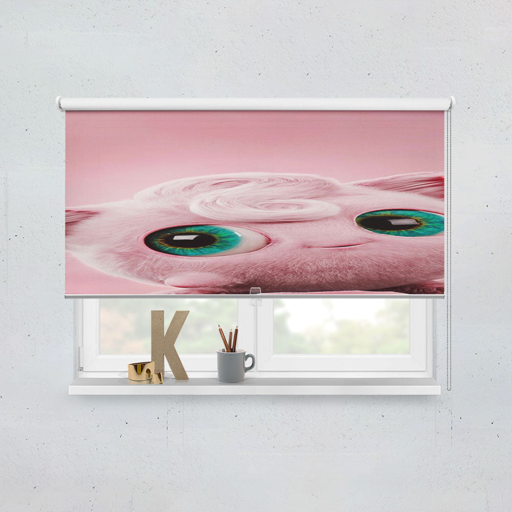 Jigglypuff Cute Pokemon Detective Window Roller Blinds Shades