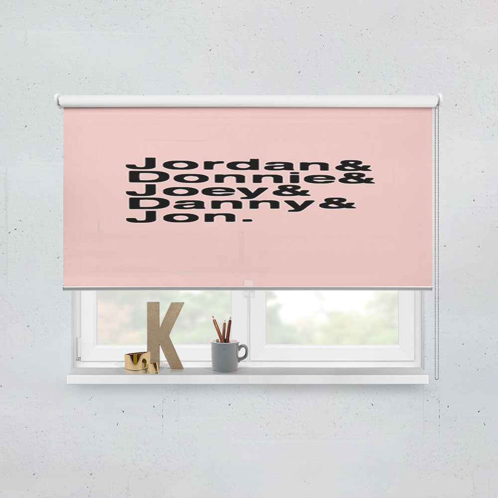 Joey Mcintyre Jordan Knight Donnie Wahlberg Boy Band Fandom Nkotb Window Roller Blinds Shades