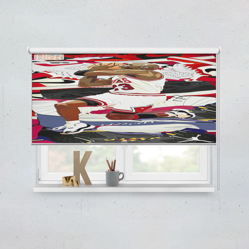 Jordan 23 Retro Window Roller Blinds Shades