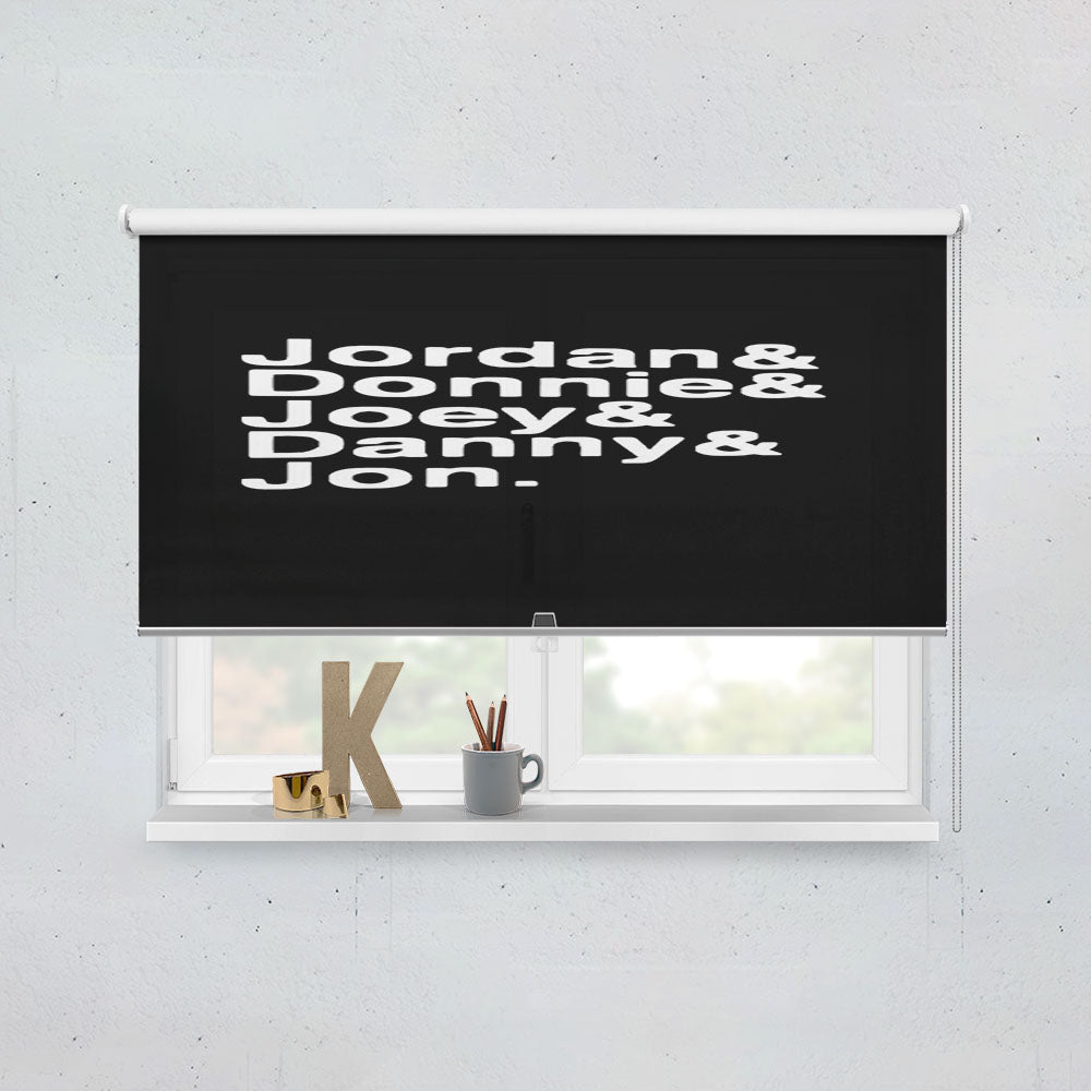Jordan Knight Donnie Wahlberg Boy Band Fandom Nkotb Window Roller Blinds Shades
