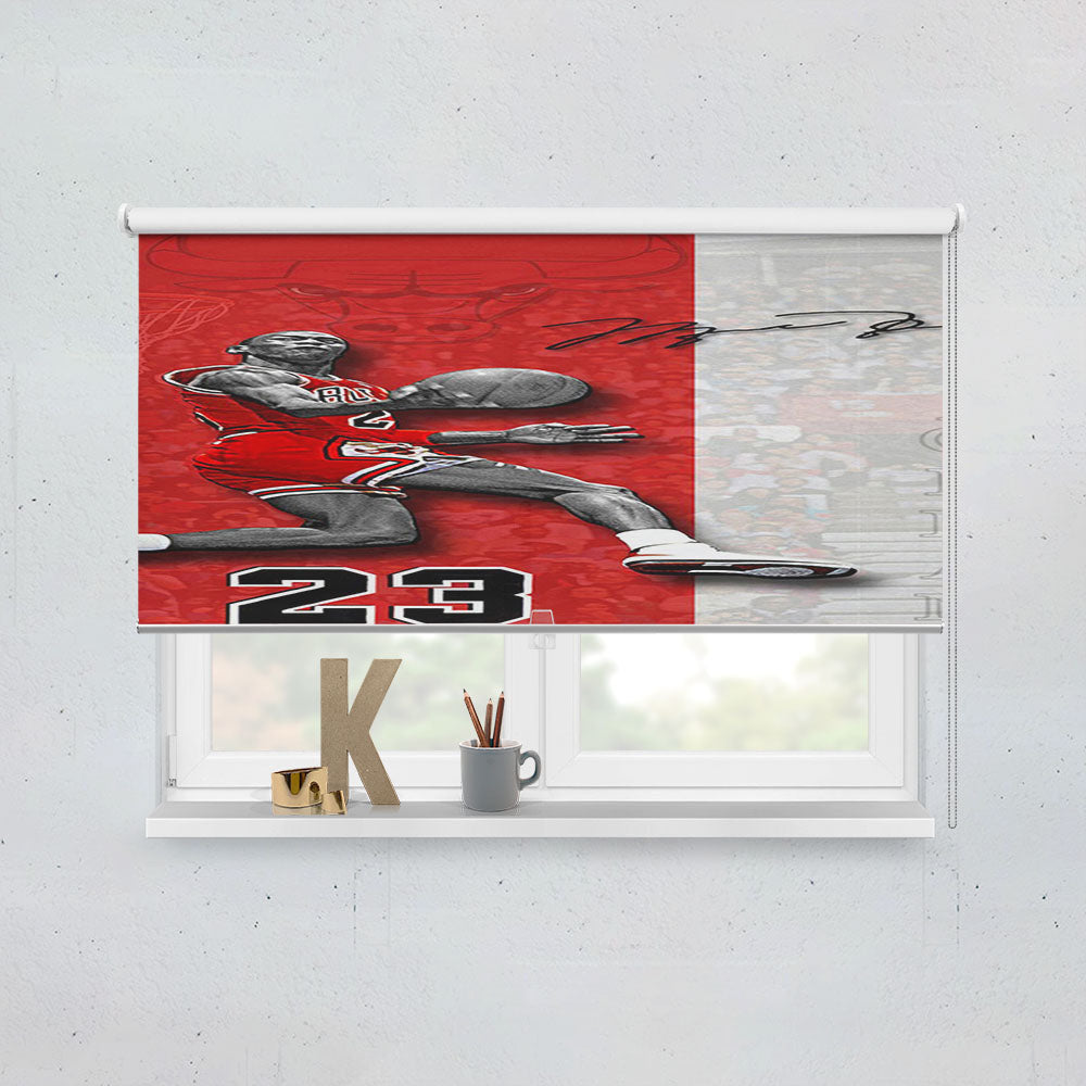 Jordan Player Nba 23 Window Roller Blinds Shades
