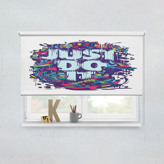 Just Do It Nike Art Shoes Window Roller Blinds Shades