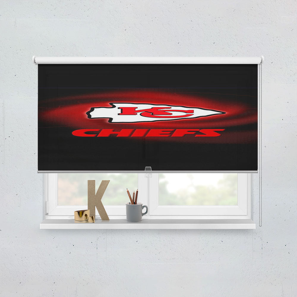 Kansas City Chiefs Logo Window Roller Blinds Shades