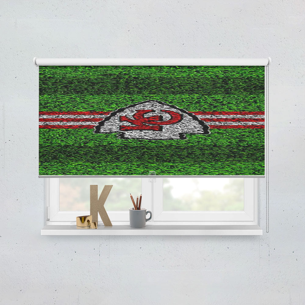 Kansas City Chiefs Symbol Window Roller Blinds Shades
