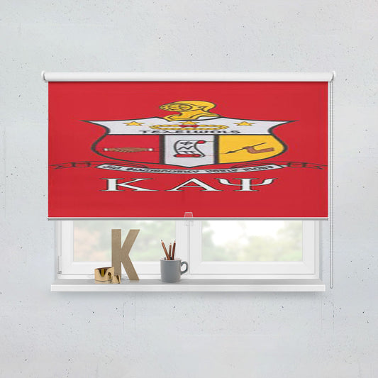 Kappa Alpha Psi Red Crest Window Roller Blinds Shades