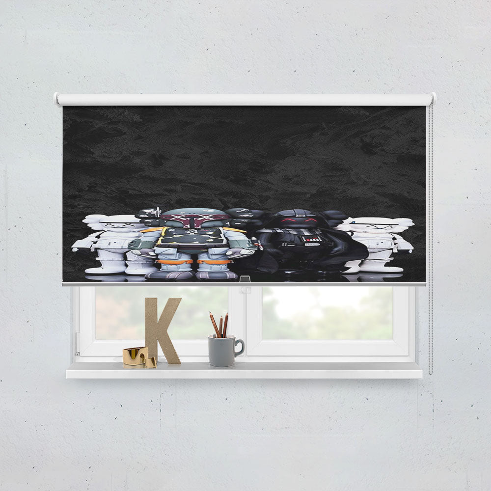 Kaws Star Wars Marble Window Roller Blinds Shades