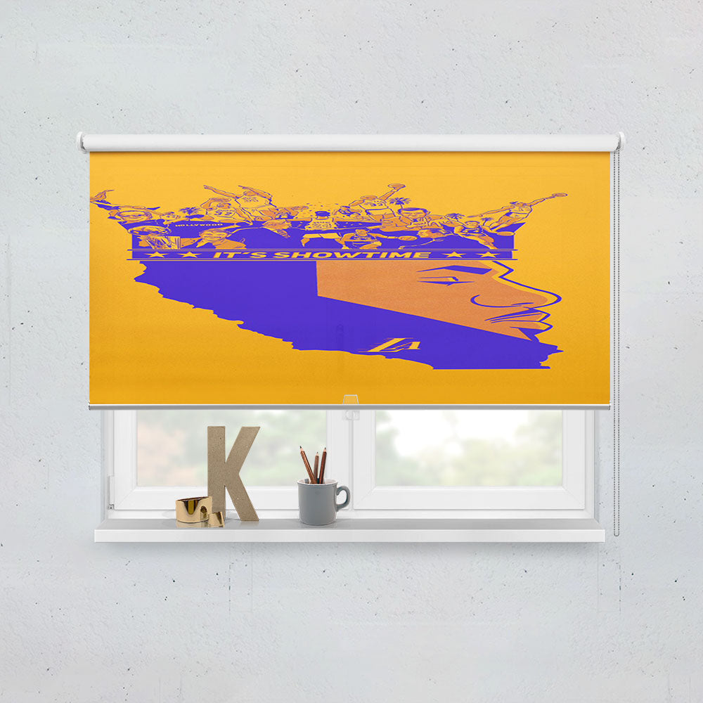 King James Lebron Lakers Team Nba Window Roller Blinds Shades