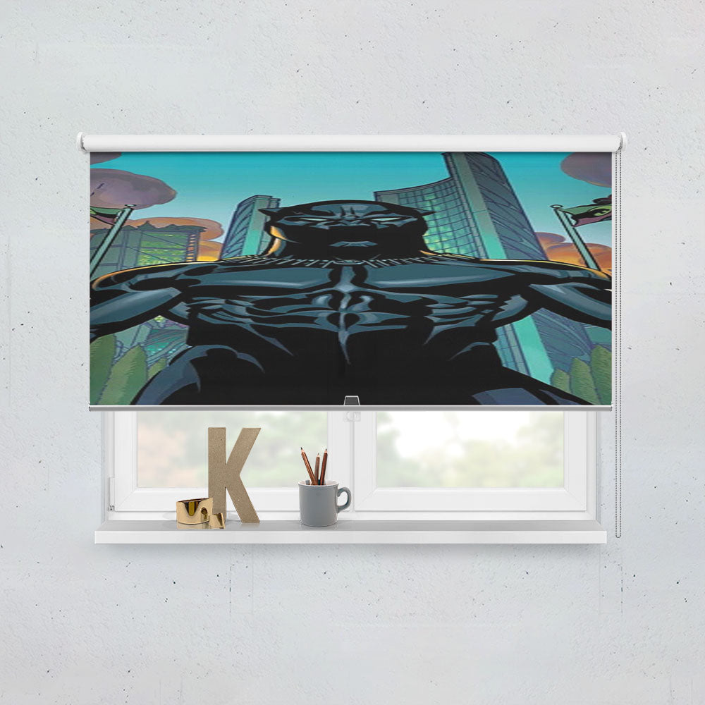 King Of Wakanda Black Panther Window Roller Blinds Shades