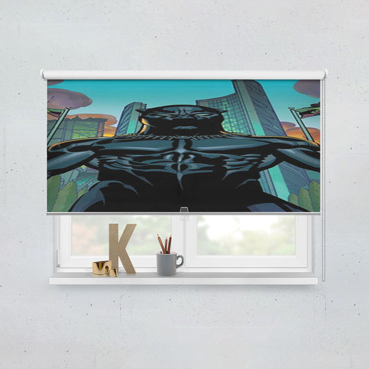 King Of Wakanda Black Panther Window Roller Blinds Shades