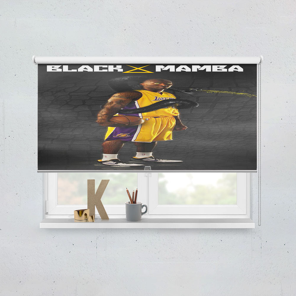 Kobe Bryan Nba X Black Mamba Window Roller Blinds Shades