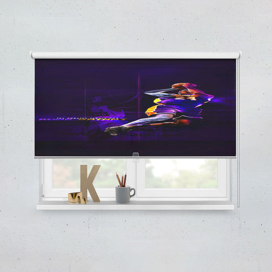 Kobe Bryant Black Mamba Light Lakers Window Roller Blinds Shades