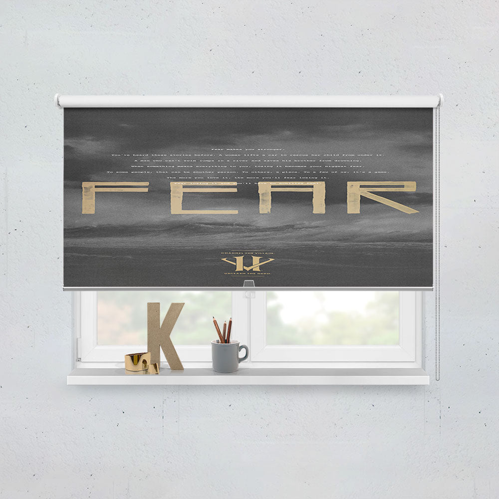 Kobe Bryant Fear Herovillain Window Roller Blinds Shades