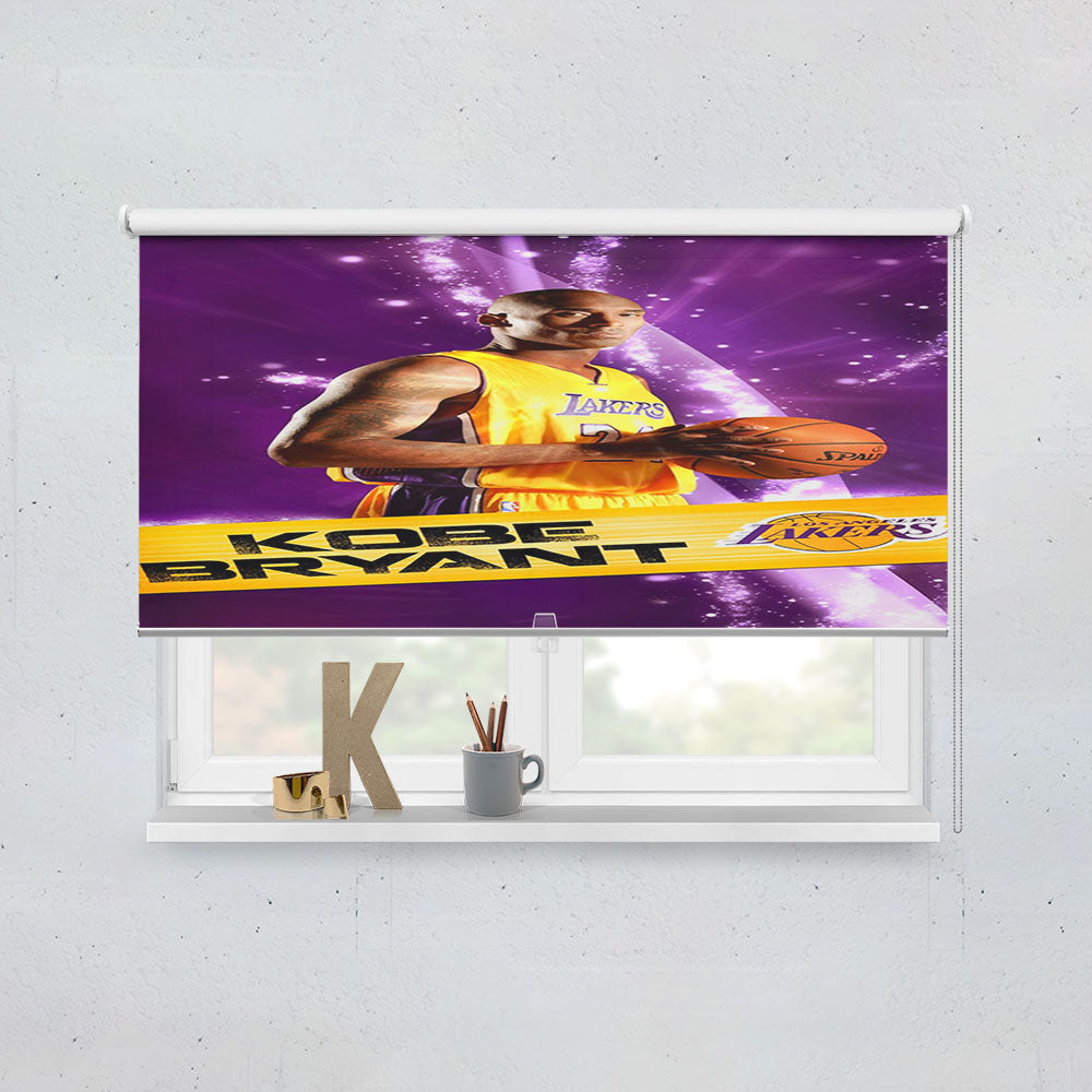 Kobe Bryant Lakers Nba Team Window Roller Blinds Shades