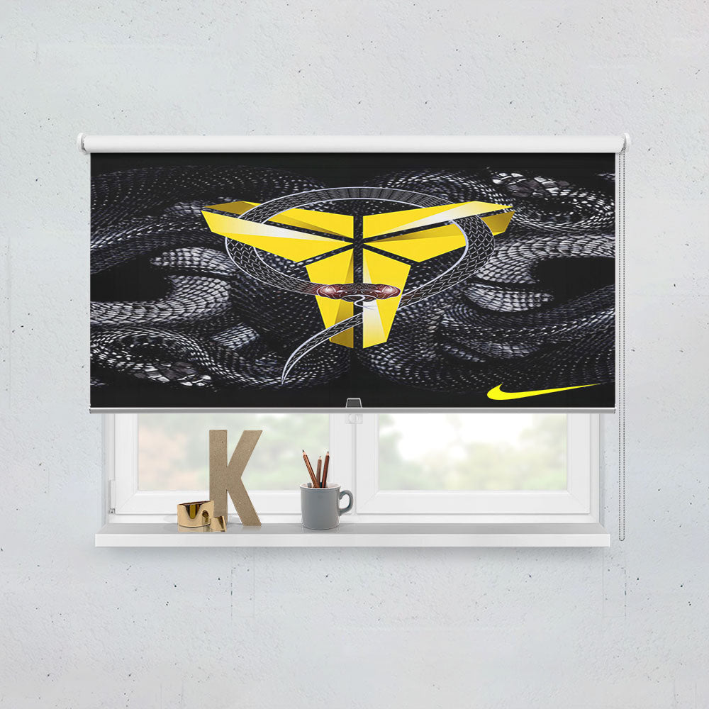 Kobe Bryant Nike Snake Logo Window Roller Blinds Shades