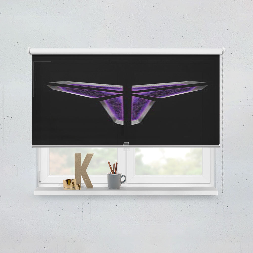 Kobe Bryant Purple Symbol Window Roller Blinds Shades