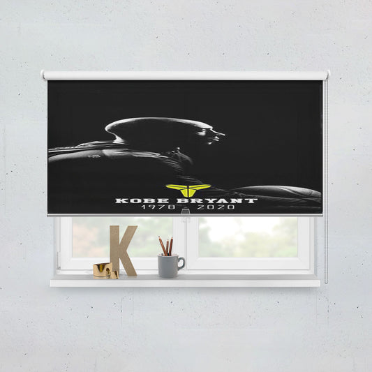 Kobe Bryant Rip Black Mamba Window Roller Blinds Shades