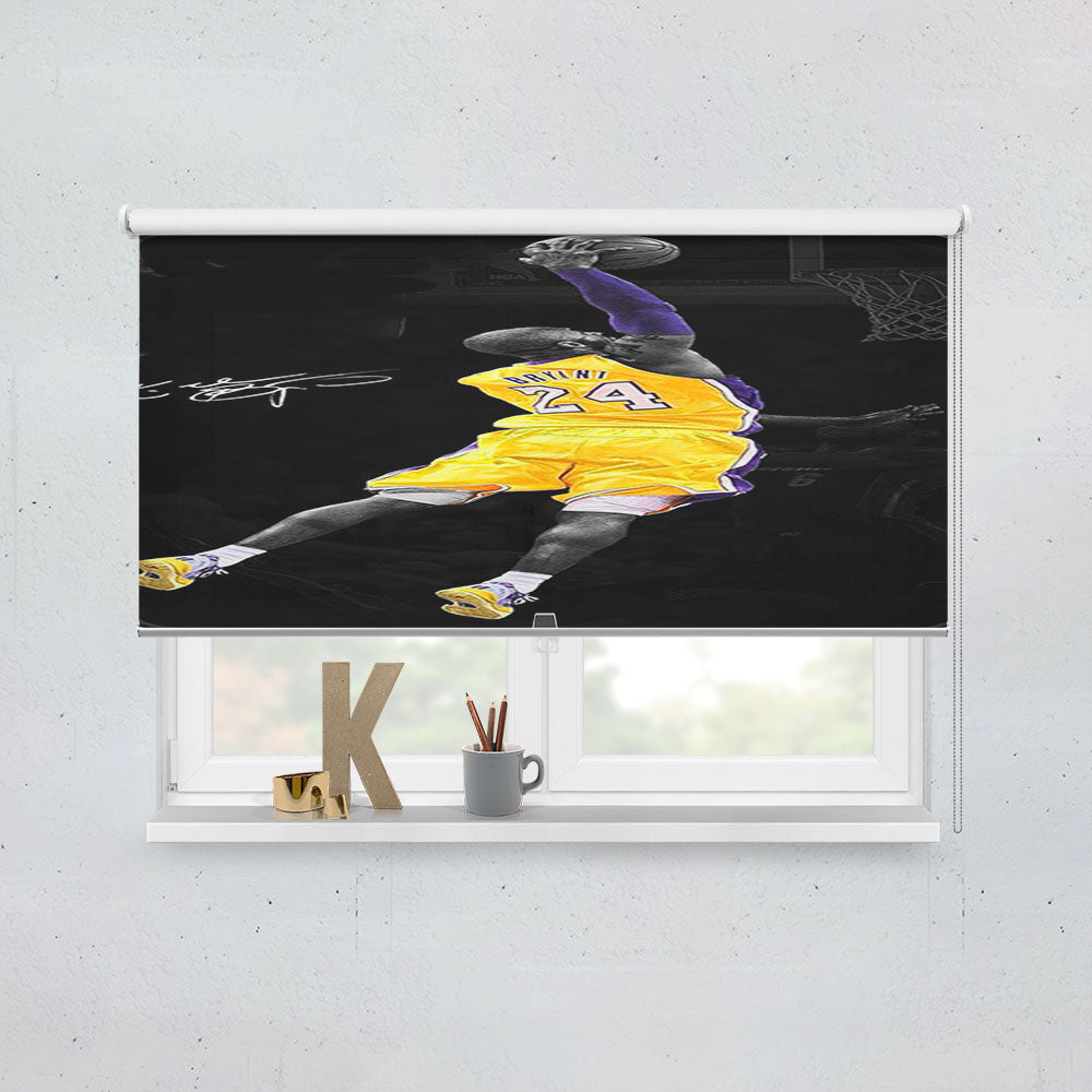 Kobe Bryant Signature Window Roller Blinds Shades
