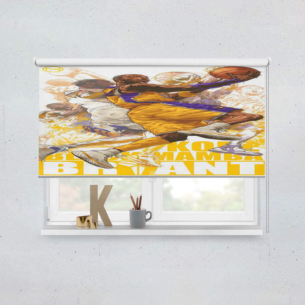Kobe Bryant Slam Dunk Window Roller Blinds Shades