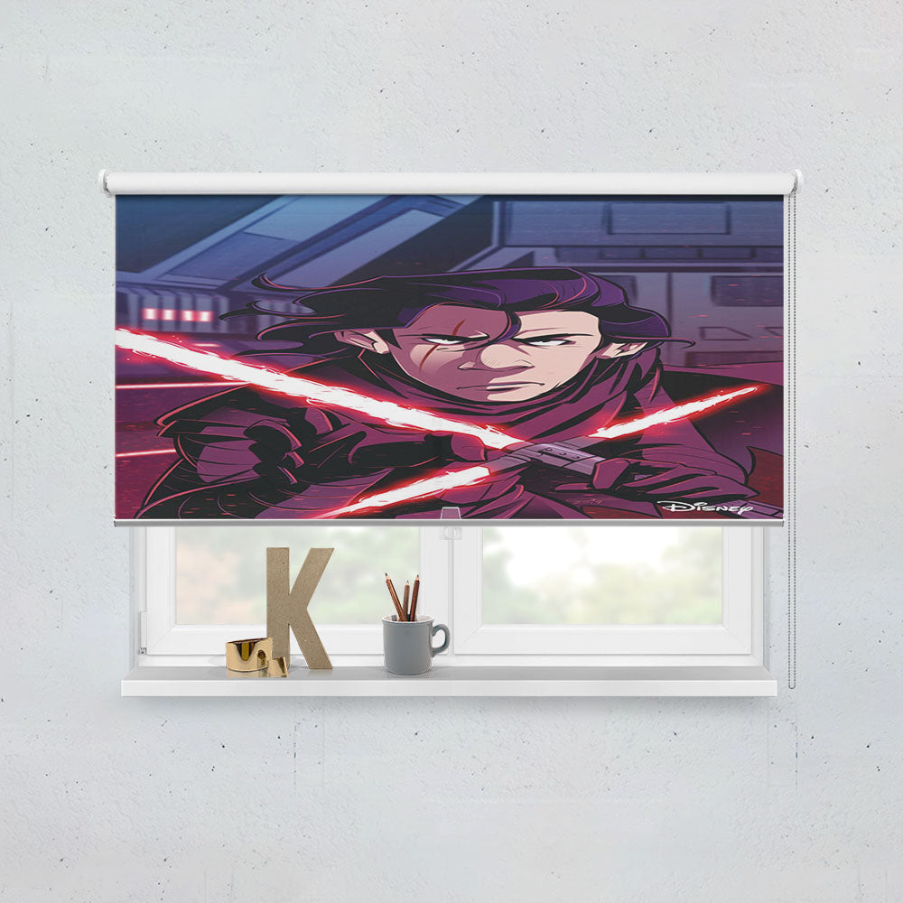 Kylo Ren Star Wars Comic Art Window Roller Blinds Shades