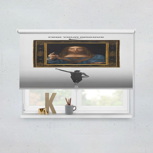 Kyrie Irving Nike Leonardo Davinci Window Roller Blinds Shades