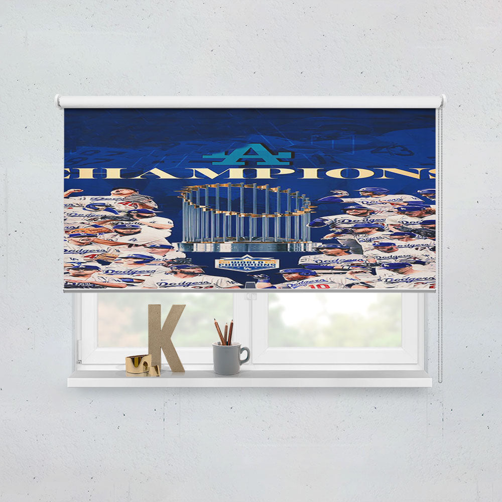 La Dodgers Champions Window Roller Blinds Shades