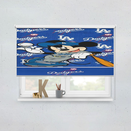 La Dodgers X Mickey Mouse Window Roller Blinds Shades