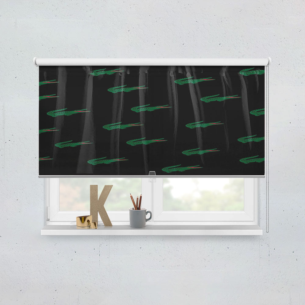 Lacoste Black Window Roller Blinds Shades