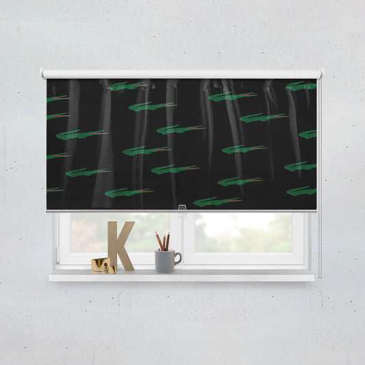 Lacoste Black Window Roller Blinds Shades