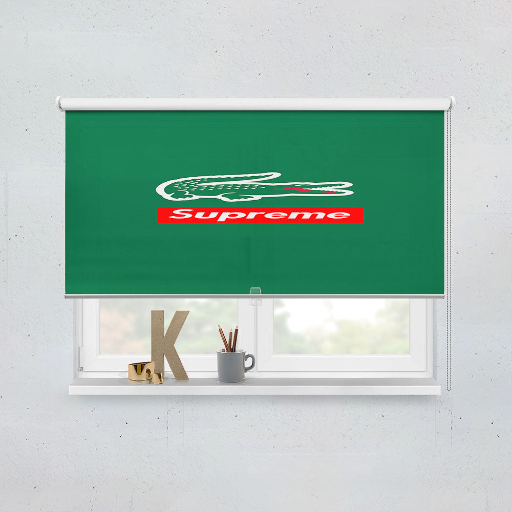 Lacoste X Supreme Window Roller Blinds Shades