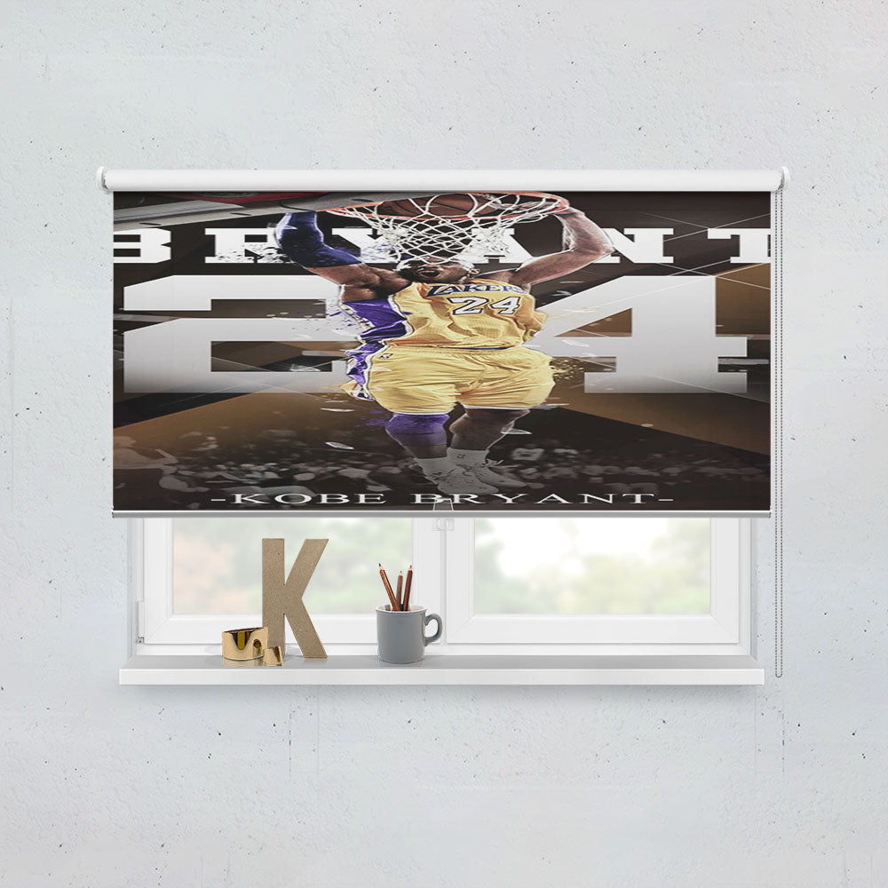 Lakers Hero Kobe Btyant Nba Legend Window Roller Blinds Shades