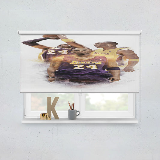 Lakers Kobe Bryant Hero Nba Window Roller Blinds Shades