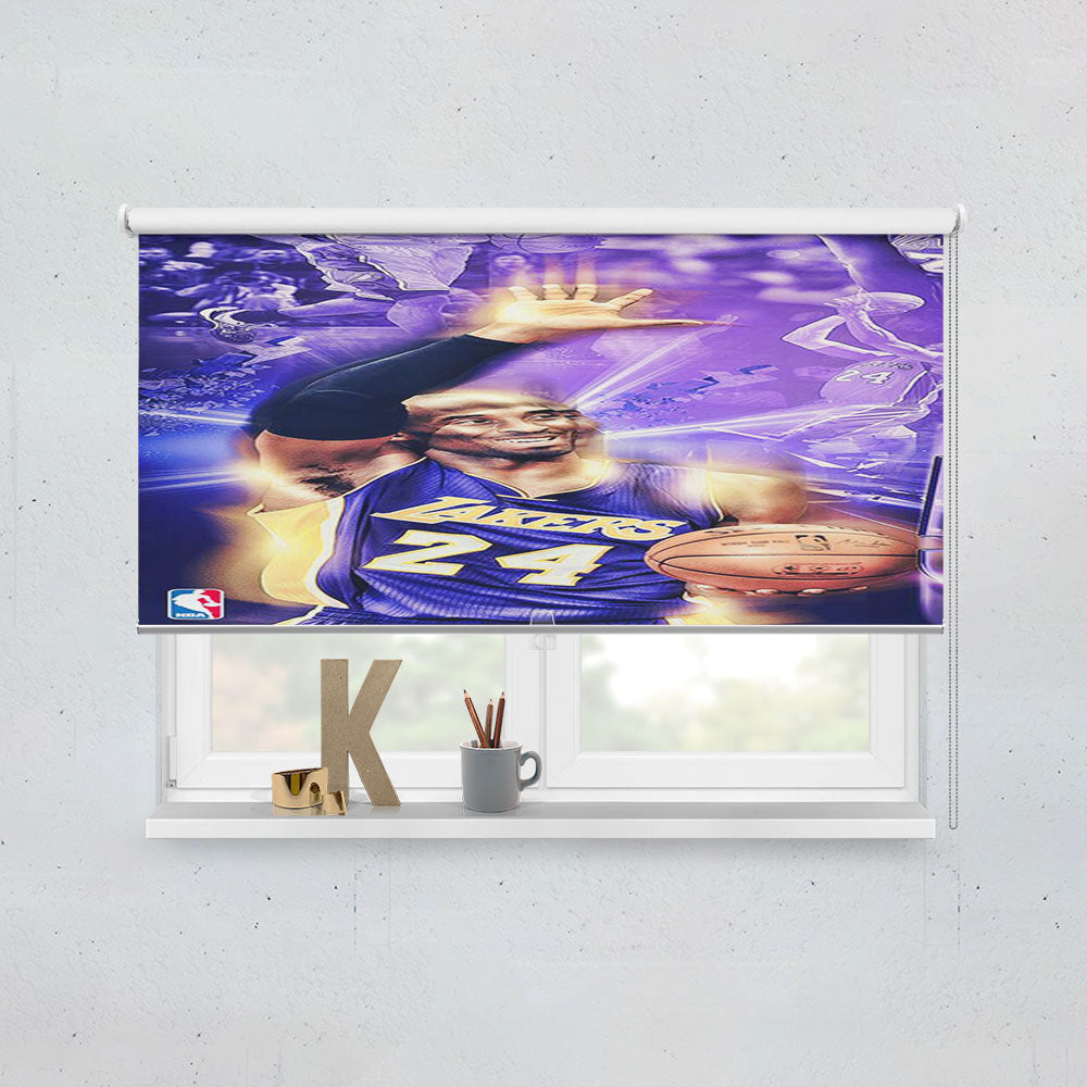 Lakers Kobe Bryant Nba Legend Tribute Window Roller Blinds Shades