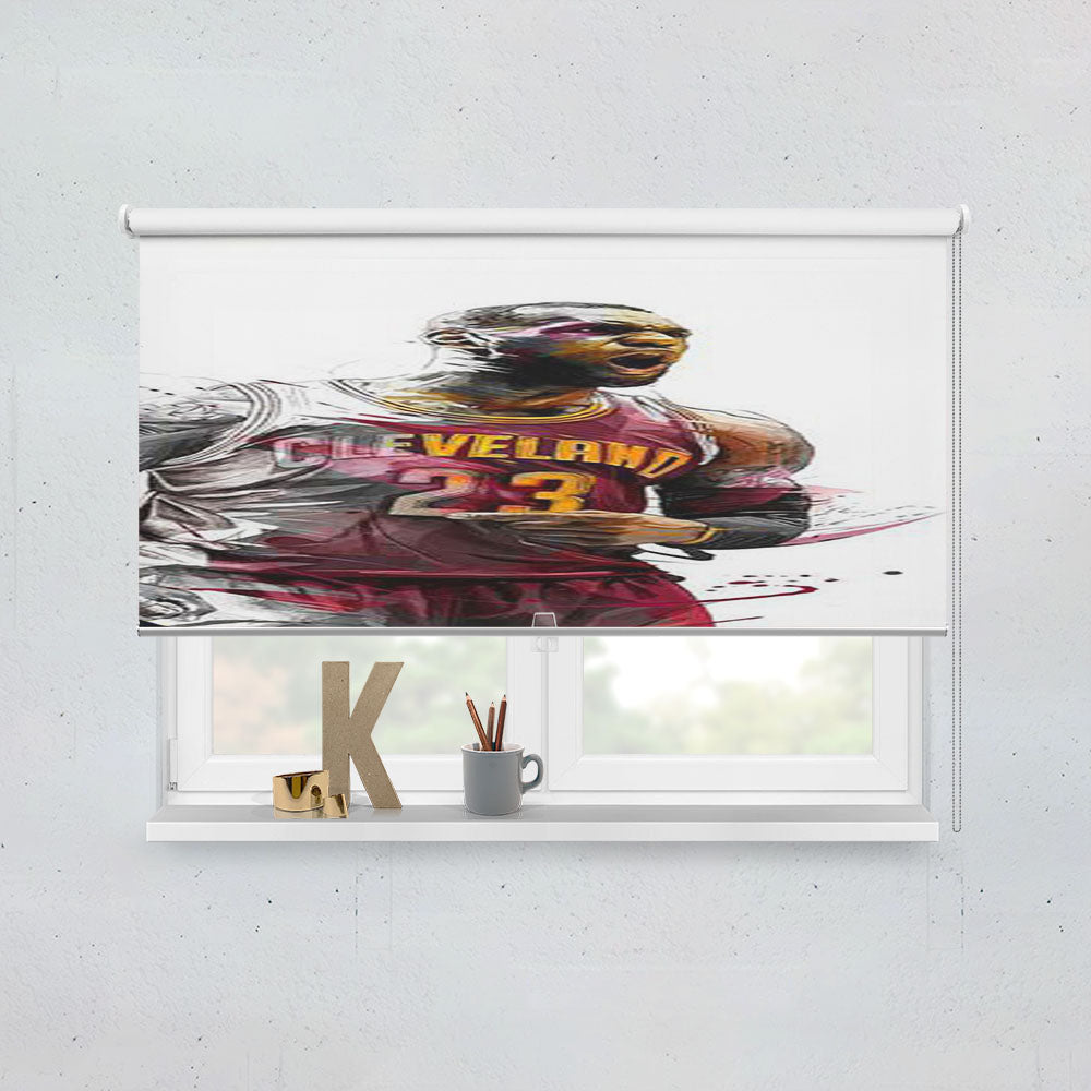Lebron James Art Window Roller Blinds Shades