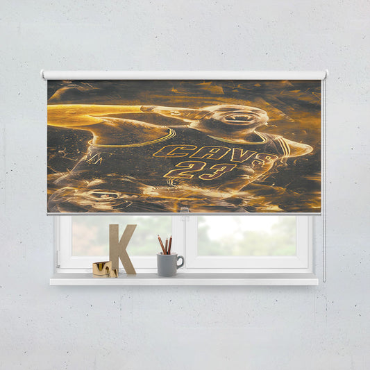 Lebron James Cleveland Cavs Window Roller Blinds Shades