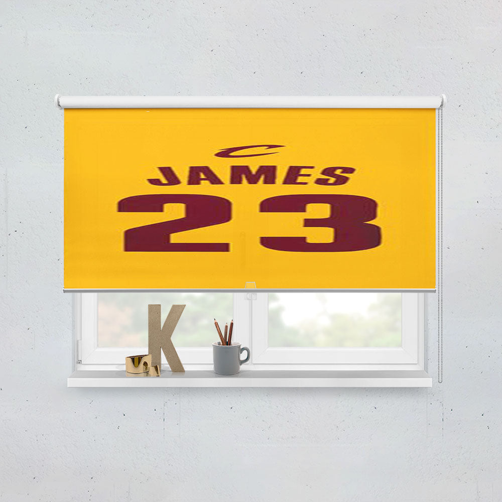 Lebron James Jersey Plain Window Roller Blinds Shades