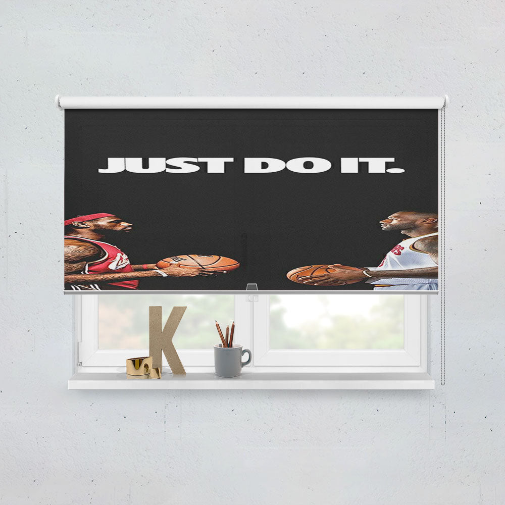 Lebron James Just Do It Nba Window Roller Blinds Shades