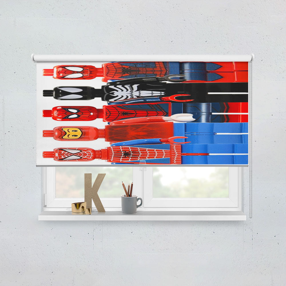 Lego Spiderman Colleges  Window Roller Blinds Shades