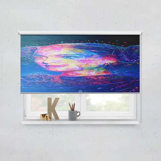 Leia Organa Of Star Wars Colorful Window Roller Blinds Shades