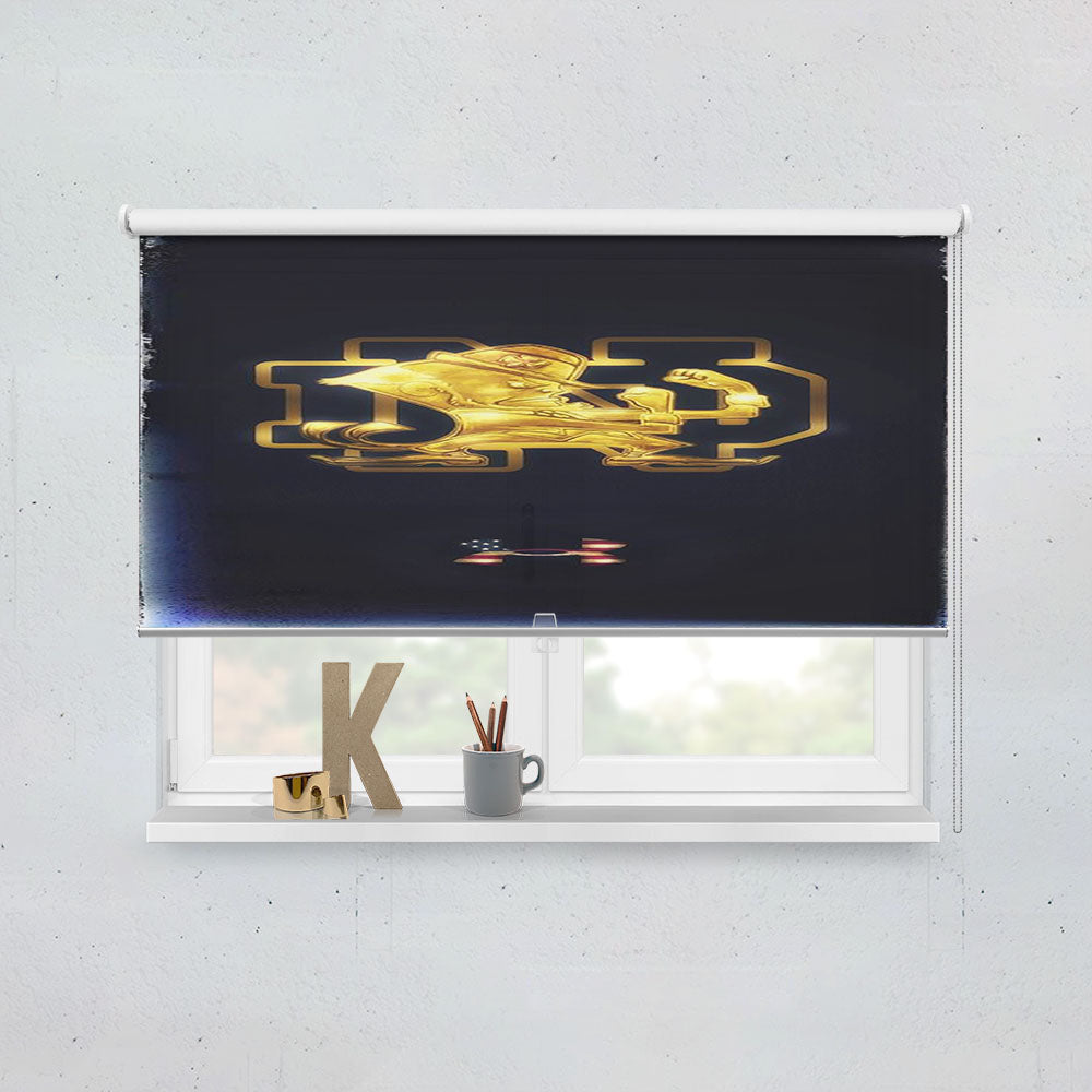 Leprechaun Gold Under Armour Notre Dame Irish Window Roller Blinds Shades