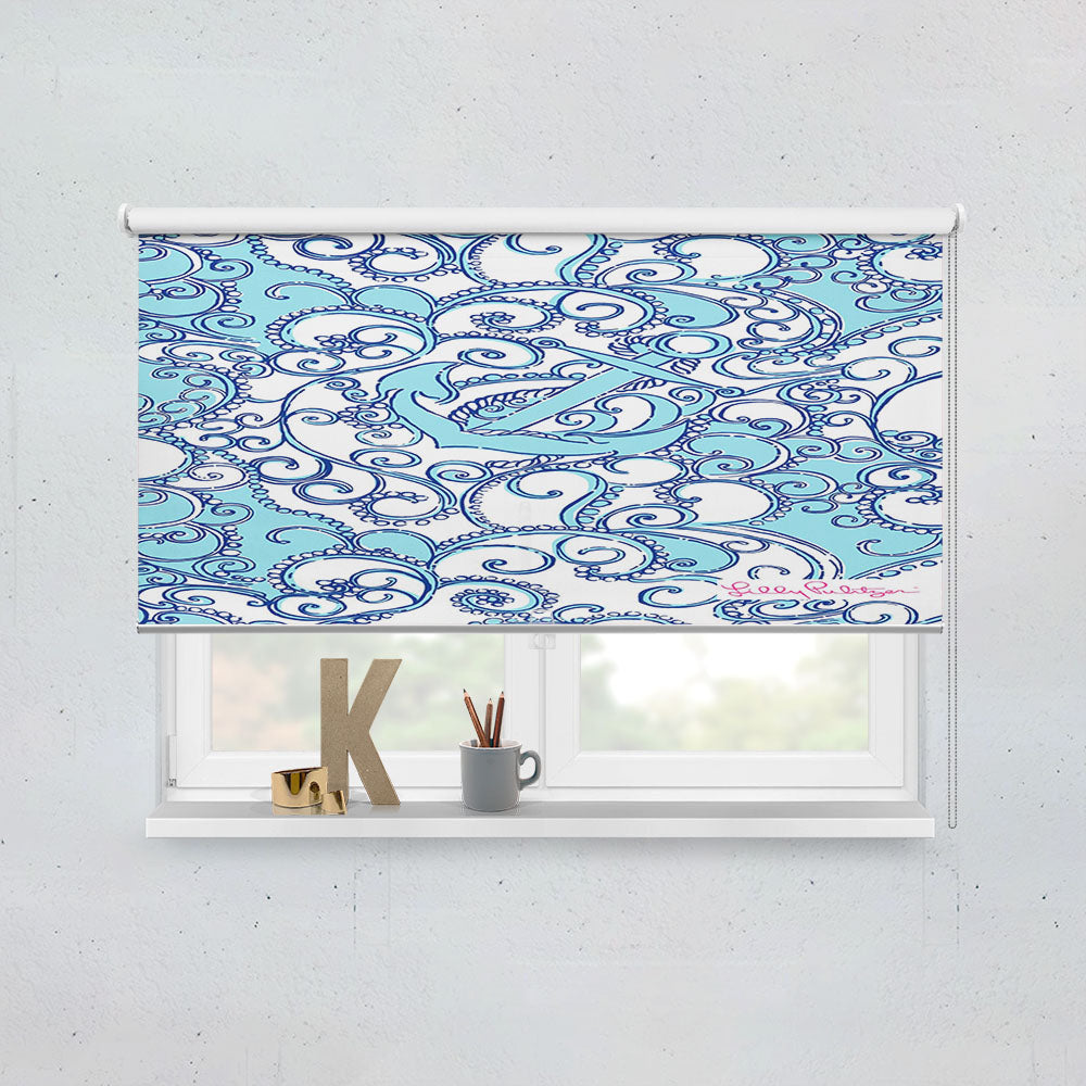 Lilly Pulitzer Summer Shape Up Or Ship Window Roller Blinds Shades