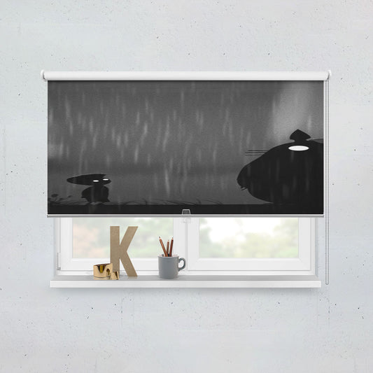 Limbo And Totoro  Window Roller Blinds Shades