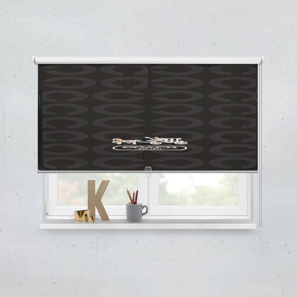 Logo Coach New York Window Roller Blinds Shades