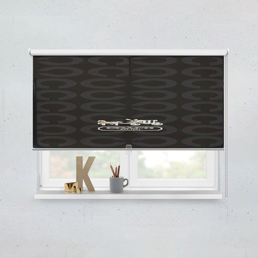 Logo Coach New York Window Roller Blinds Shades