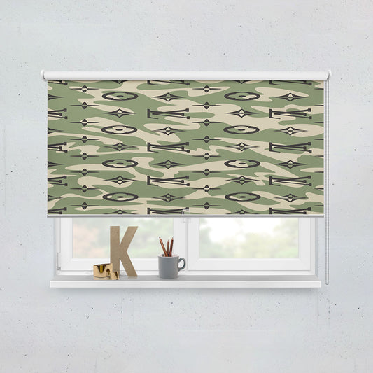 Louis Vuitton Camo Window Roller Blinds Shades