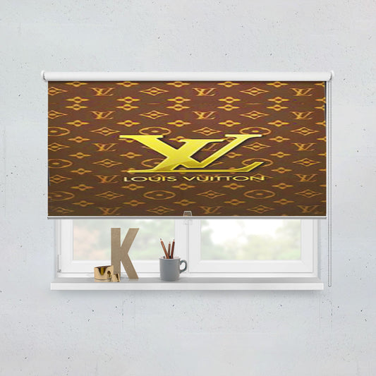 Louis Vuitton Logo Window Roller Blinds Shades