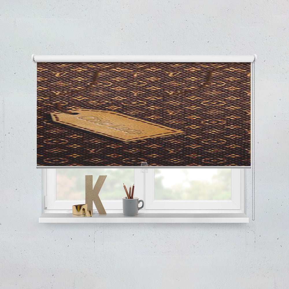 Louis Vuitton Paper Tag Window Roller Blinds Shades