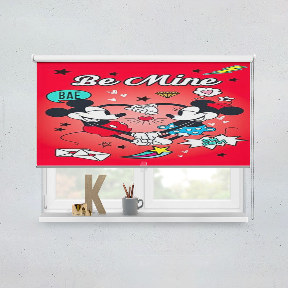Loving Arms Mickey & Minnie Window Roller Blinds Shades