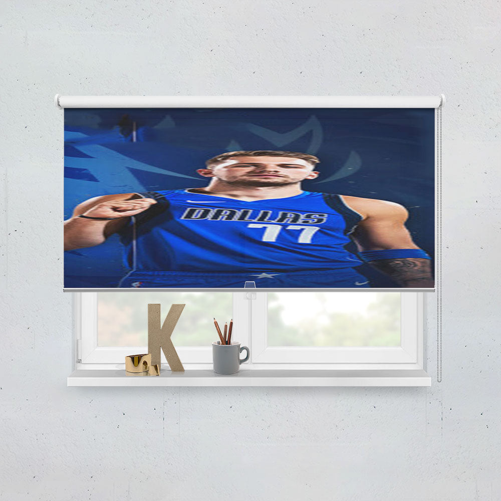 Luka Doncic Dallas Mavericks Nba Window Roller Blinds Shades