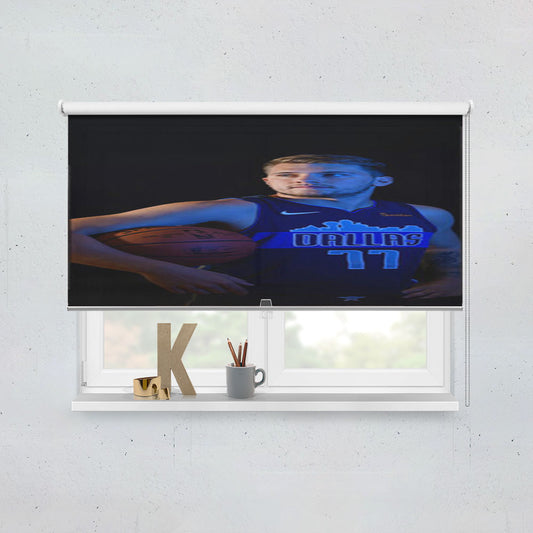 Luka Doncic Dallas Mavericks Window Roller Blinds Shades